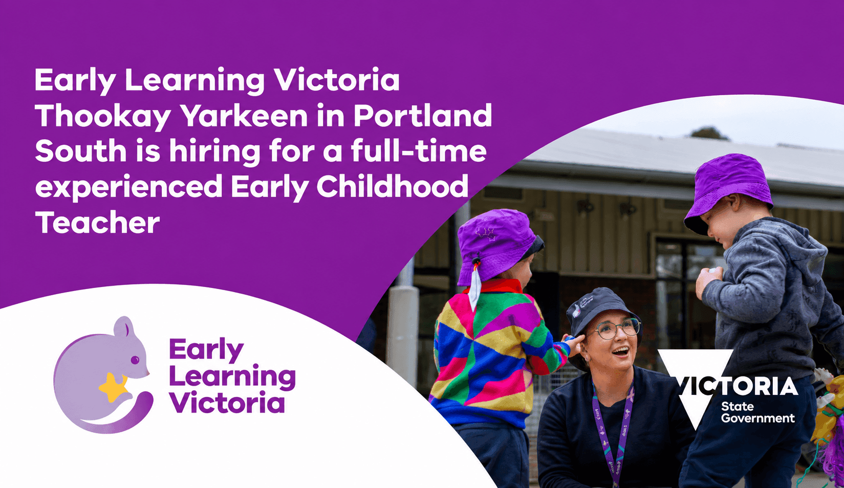 Early Learning Victoria seeks experienced early childhood teacher for Portland South