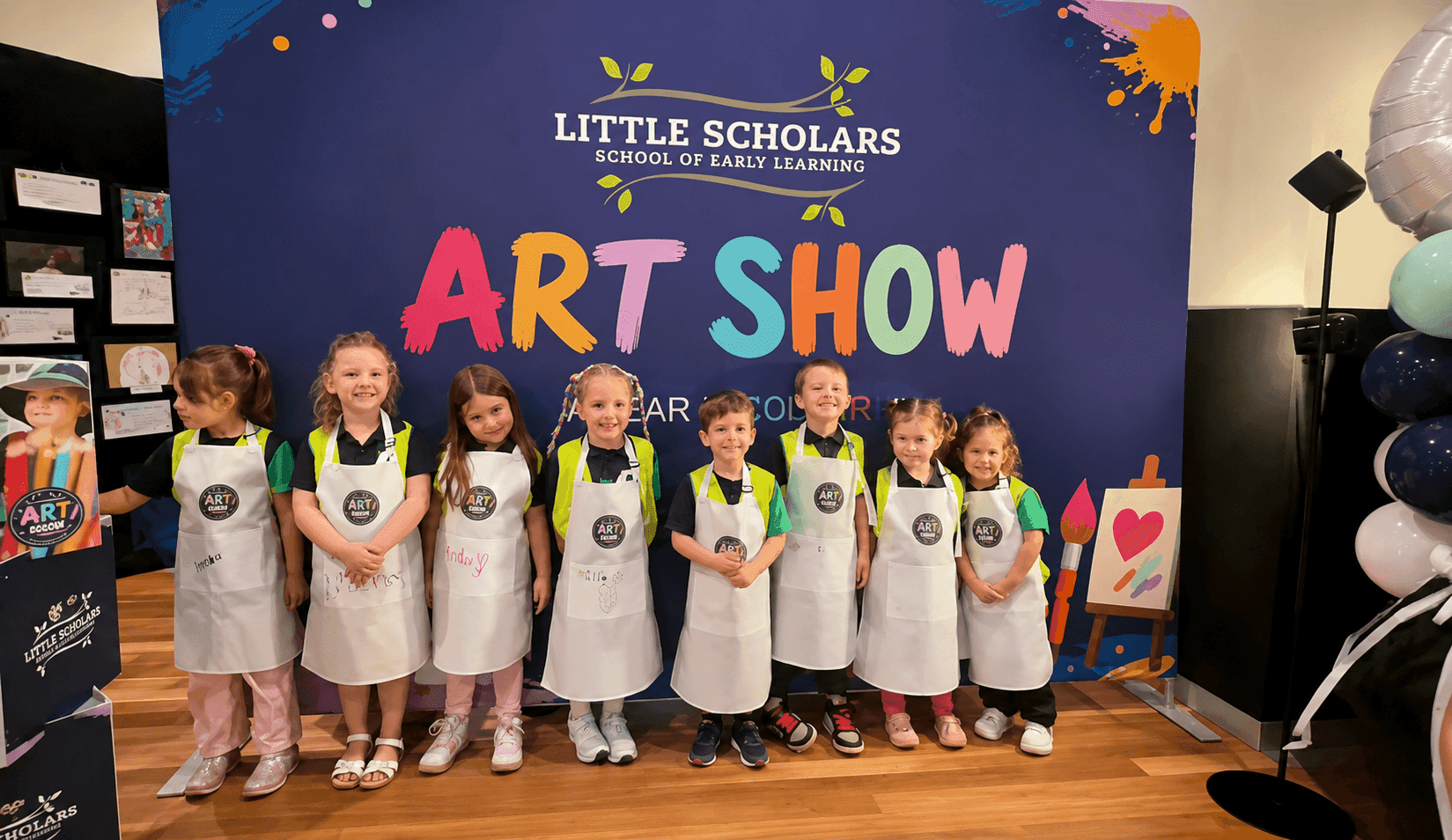Little Scholars Brings ‘A Year in Colour’ to Life at Its First-ever art show: the reviews are in and the critics are five years old