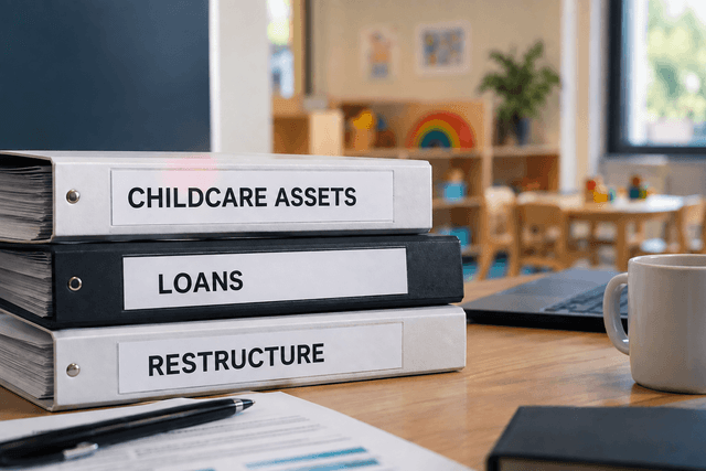 Finexia provides major update as childcare loan enforcement triggers reclassification and strategic reset