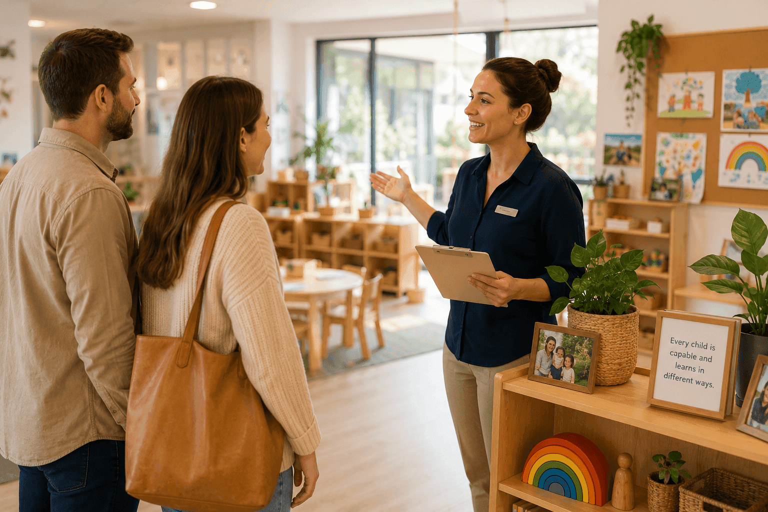 What service managers can highlight during childcare centre tours in 2026