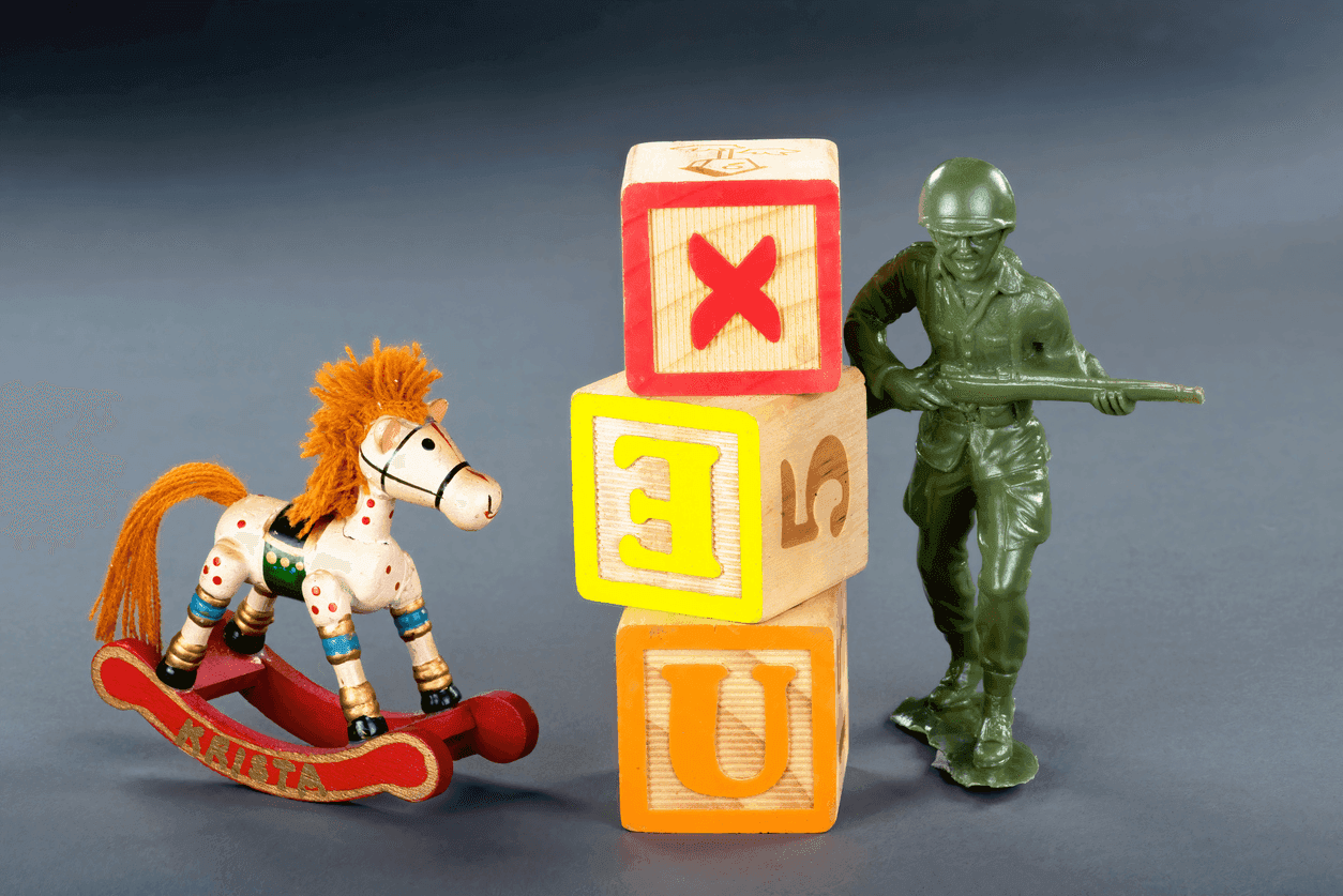 When war and conflict shows up in children’s play