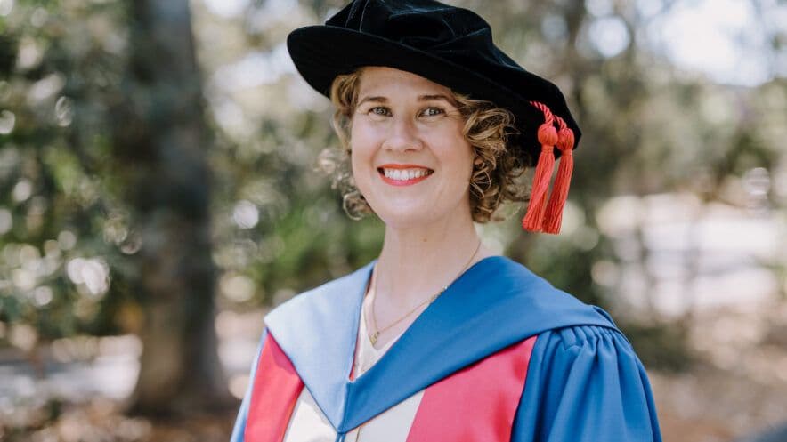 A chance meeting put Natalie on the path to a PhD in play