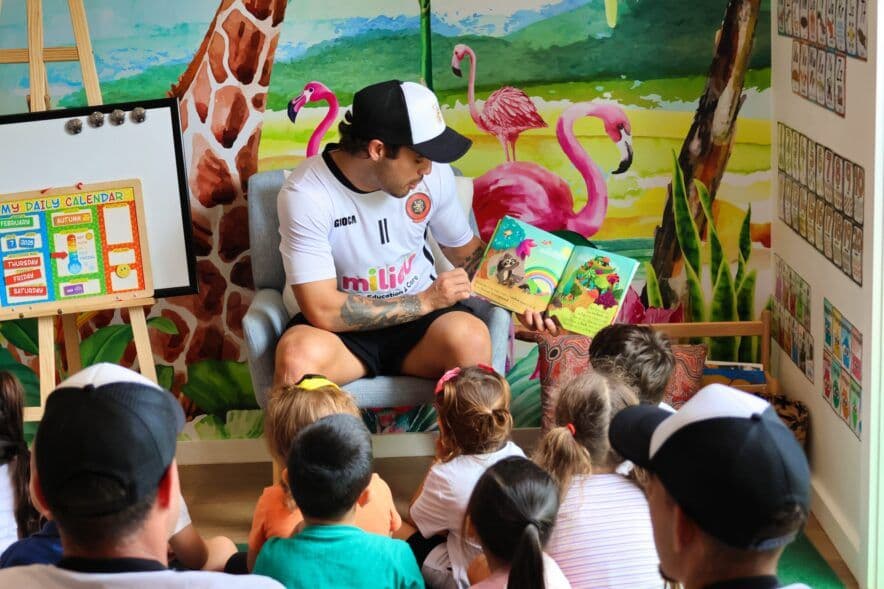 Milieu Early Education and Care Condell Park sponsors Bankstown City FC