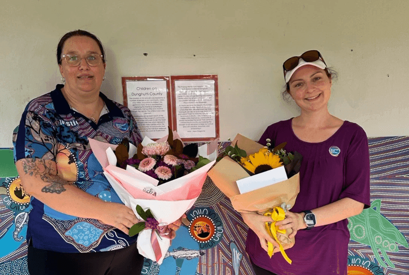 Chance coincidence sees two Charles Sturt graduates working together