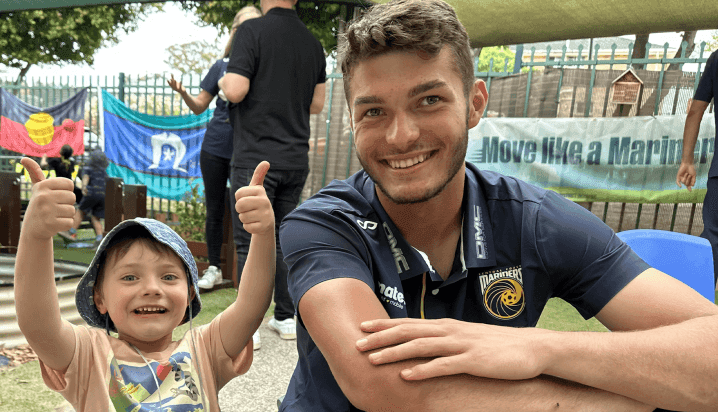 Young Central Coast residents ‘Move like a Mariner’ as part of fitness initiative