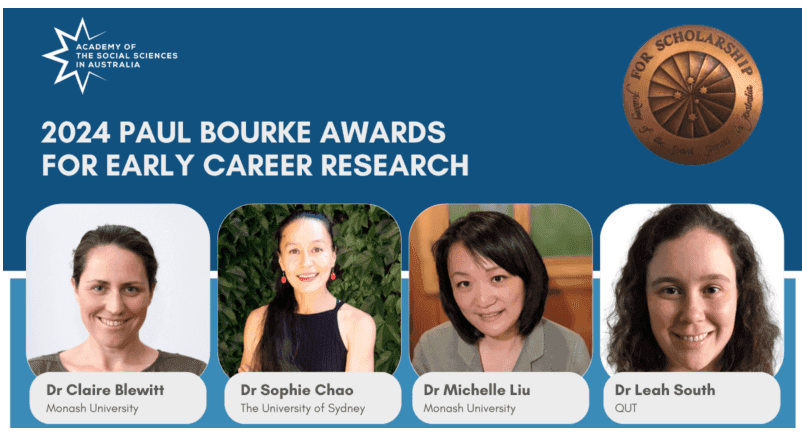 Dr Claire Blewitt given Paul Bourke Award for work with ECEC