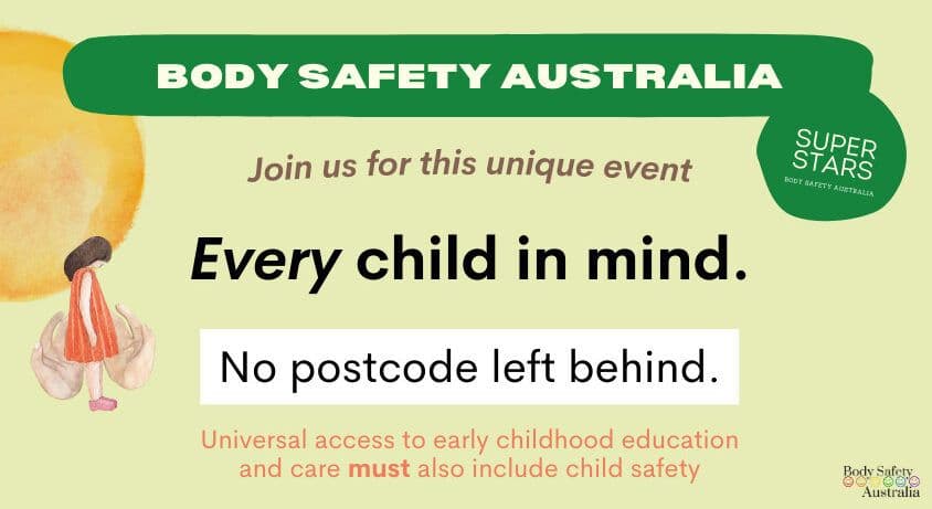 Body Safety Australia to spotlight child protection in Canberra ahead of National Child Protection Week