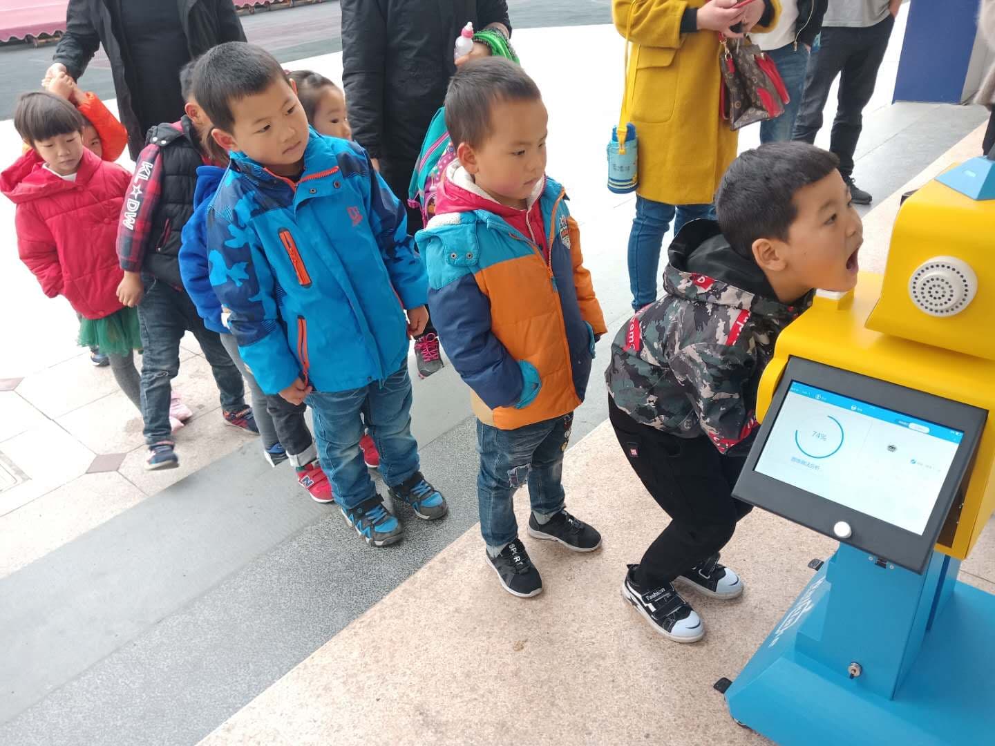 Health checking robots increasingly prevalent across preschools in China