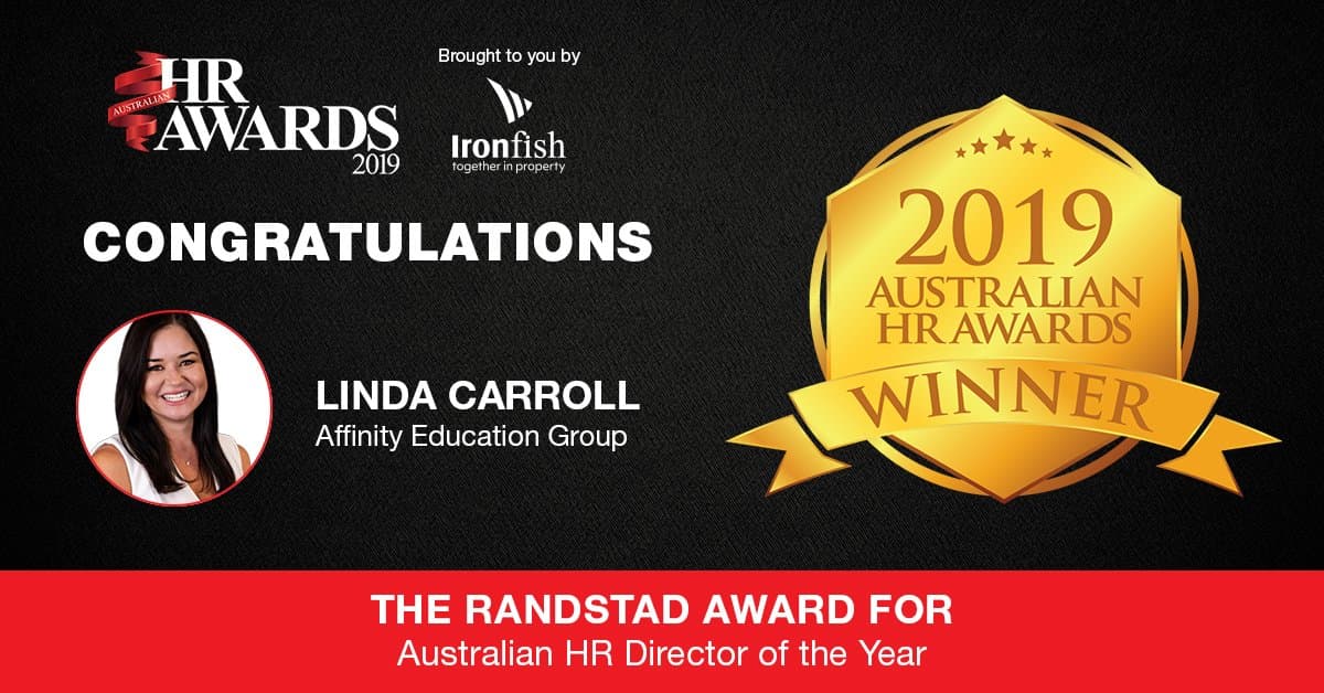 Affinity Head of People and Culture wins HR Director of the Year