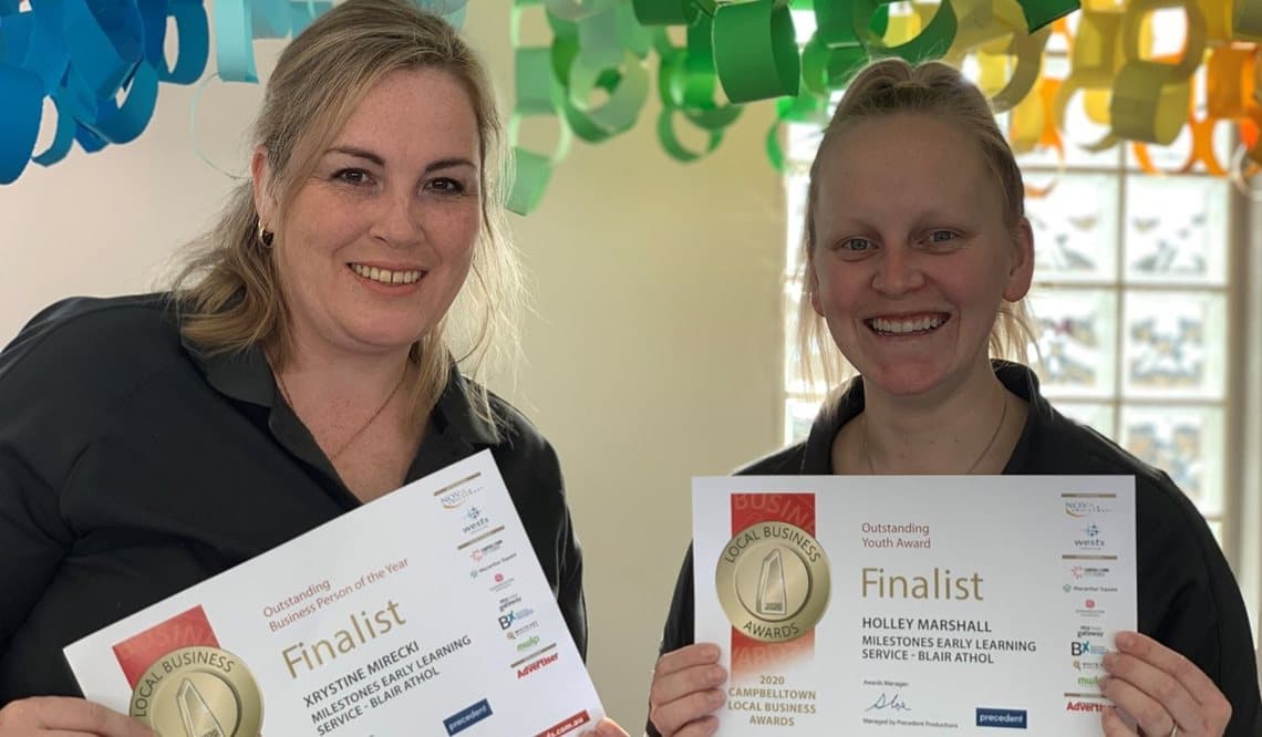 Milestones Early Learning Blair Athol leaders announced as finalists in local awards