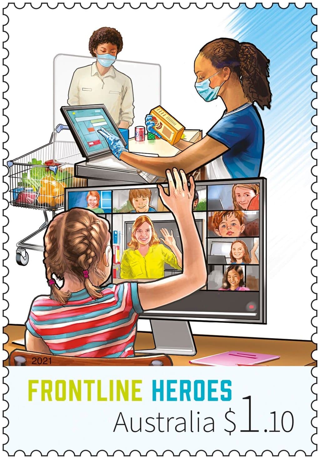 Educators to be honoured in special frontline heroes stamp issue