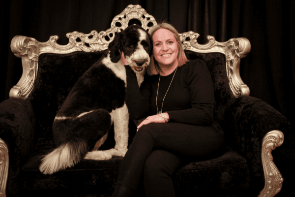 KingKids welcome therapy dog Molly