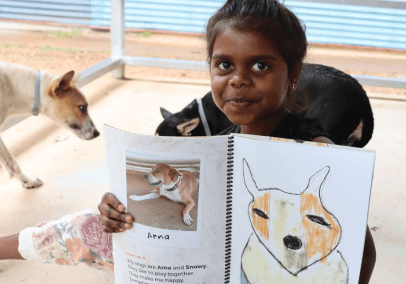 Barunga’s children create their own stories with the Deadly Dogs Storytelling Project