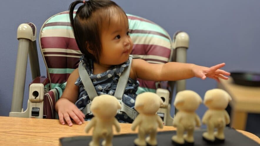 When it comes to learning to count, which is better? People, or screens?