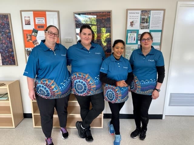 New look for MercyCare ECEC staff – uniforms designed with staff input