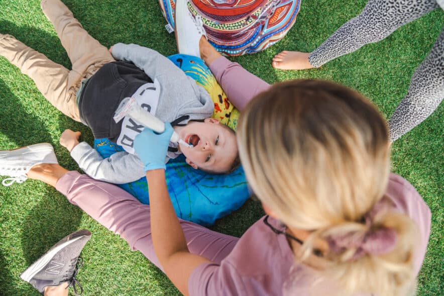 Keiki Early Learning teams up with Little Smiles program to boost dental health