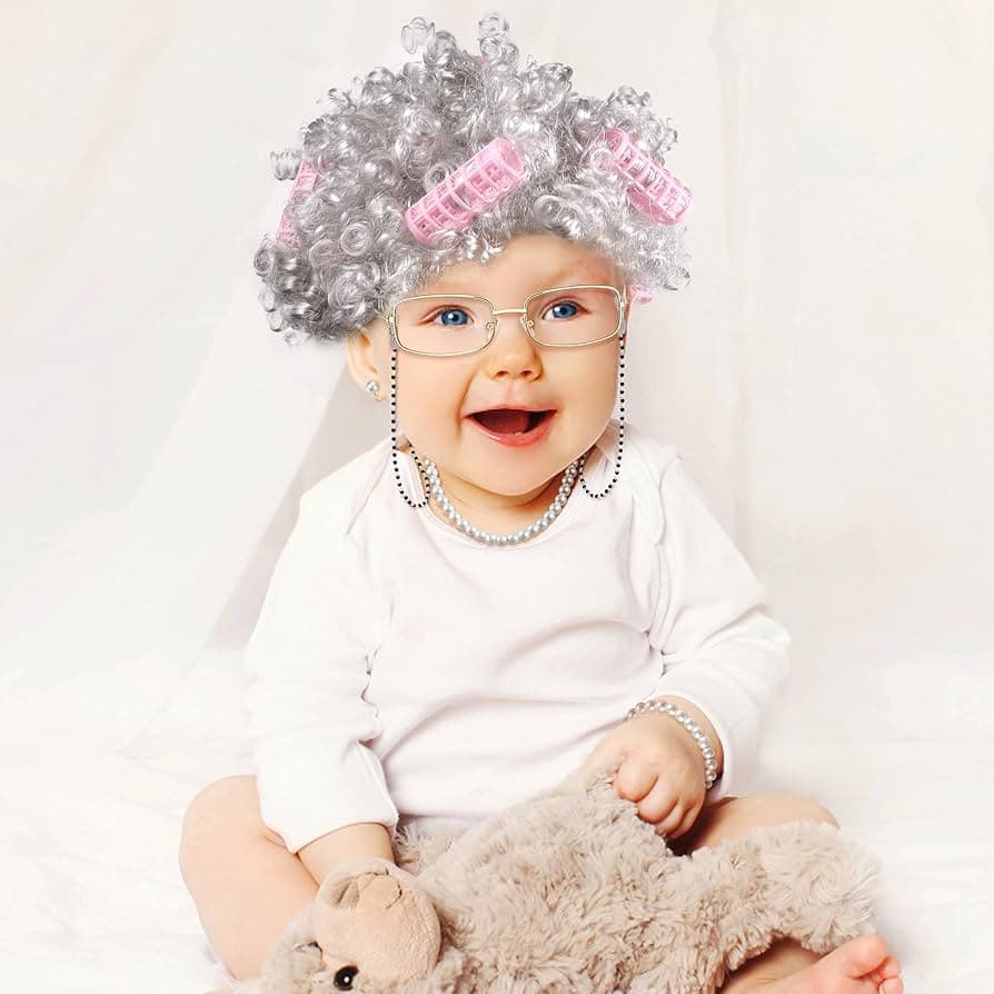 Kids dressing up as older people is harmless fun, right?