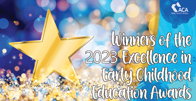 ACA NSW announces winners of 2023 Excellence in Early Childhood Education Awards