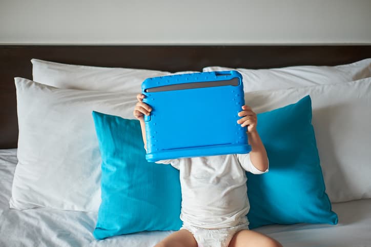 Development of vision in early childhood: No screens before age two