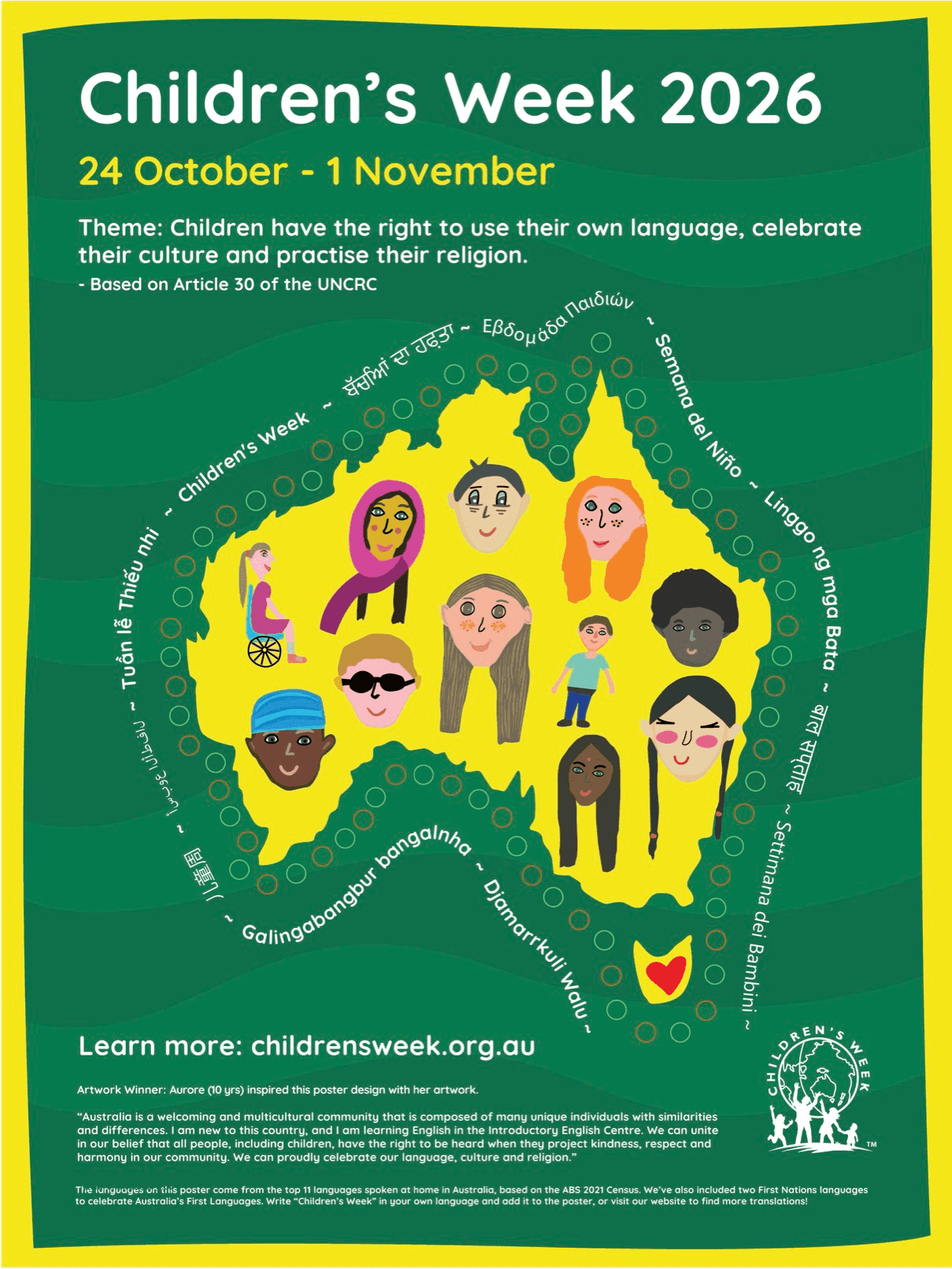Children have the right to use their own language, celebrate their culture and practice their religion