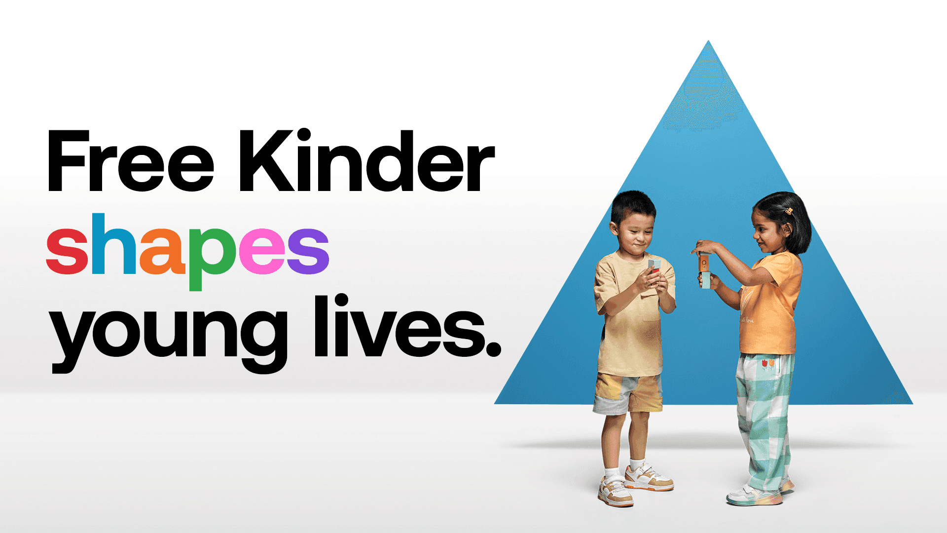 Free Kinder Shapes Young Lives: Victoria launches major new campaign celebrating the power of early childhood education