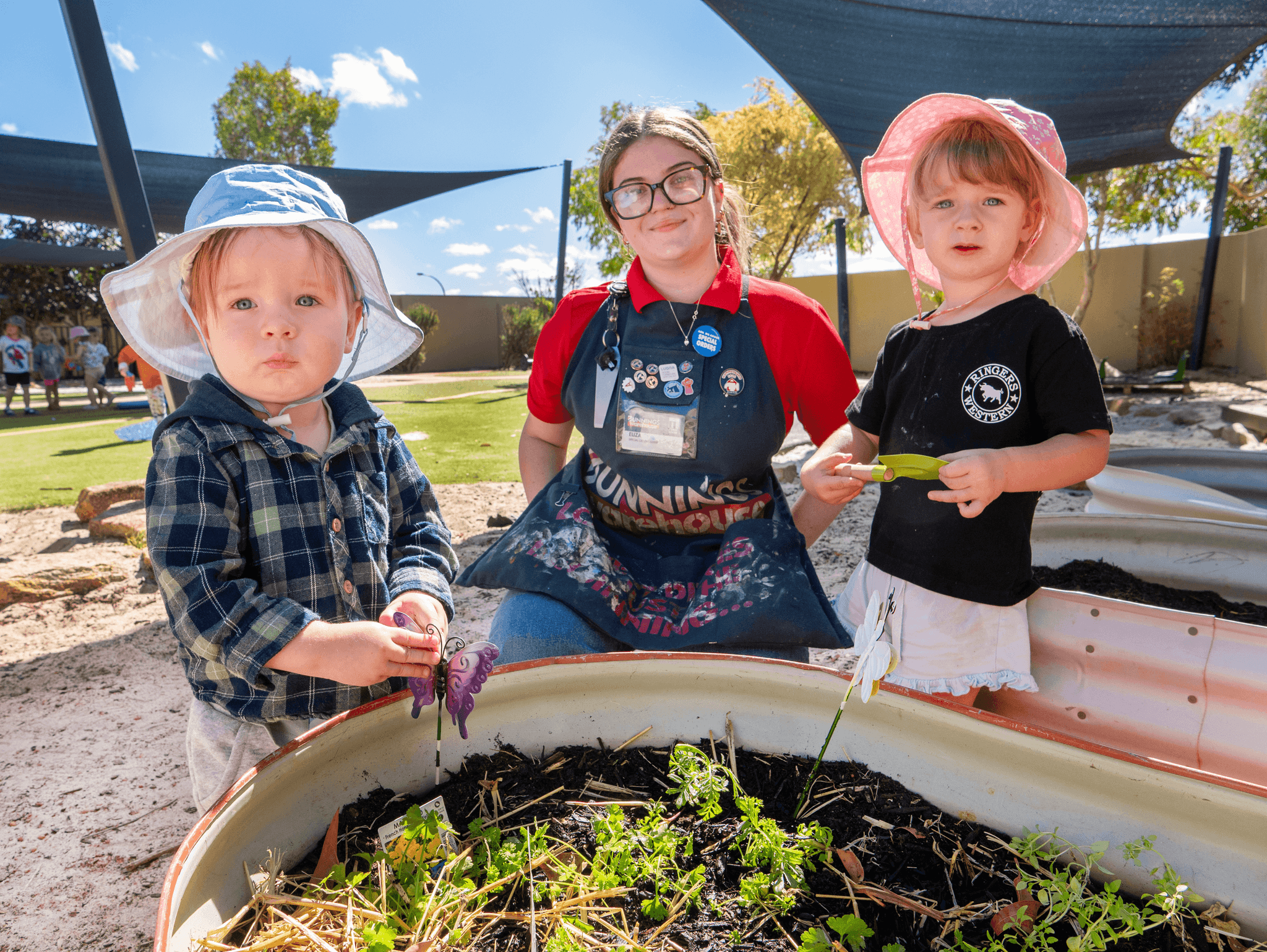 Little green thumbs take root at Y Ashdale Early Learning Centre