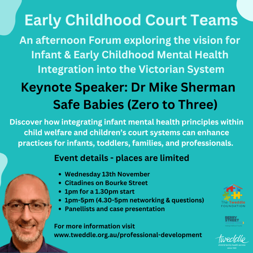 ZERO TO THREE expert Dr Mike Sherman presents unique ECEC learning opportunity