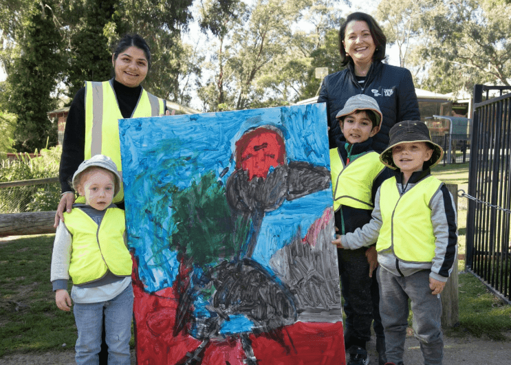 Goodstart Early Learning Mount Helen celebrates Central Highlands Water education win