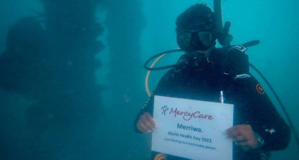 MercyCare educator takes sustainability under the sea in unique learning experience