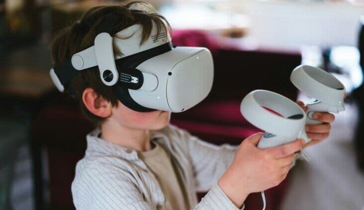 Virtual reality programs helping children with social communication