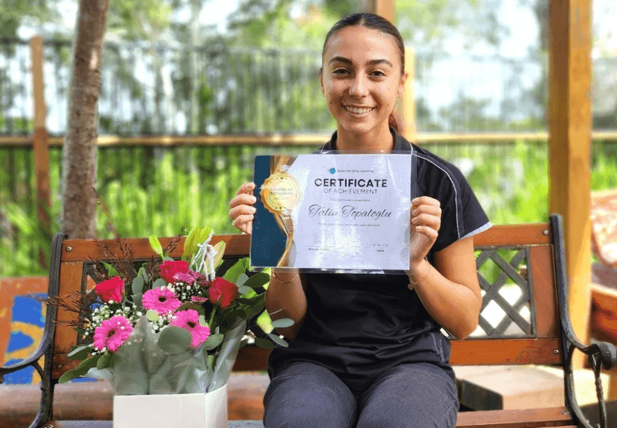 Talia stands out as a Certificate III trainee: her experience
