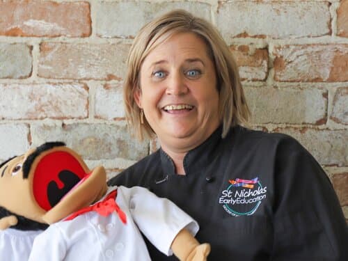 Children at St Nicholas Branxton delighted by new arrival who teaches healthy eating