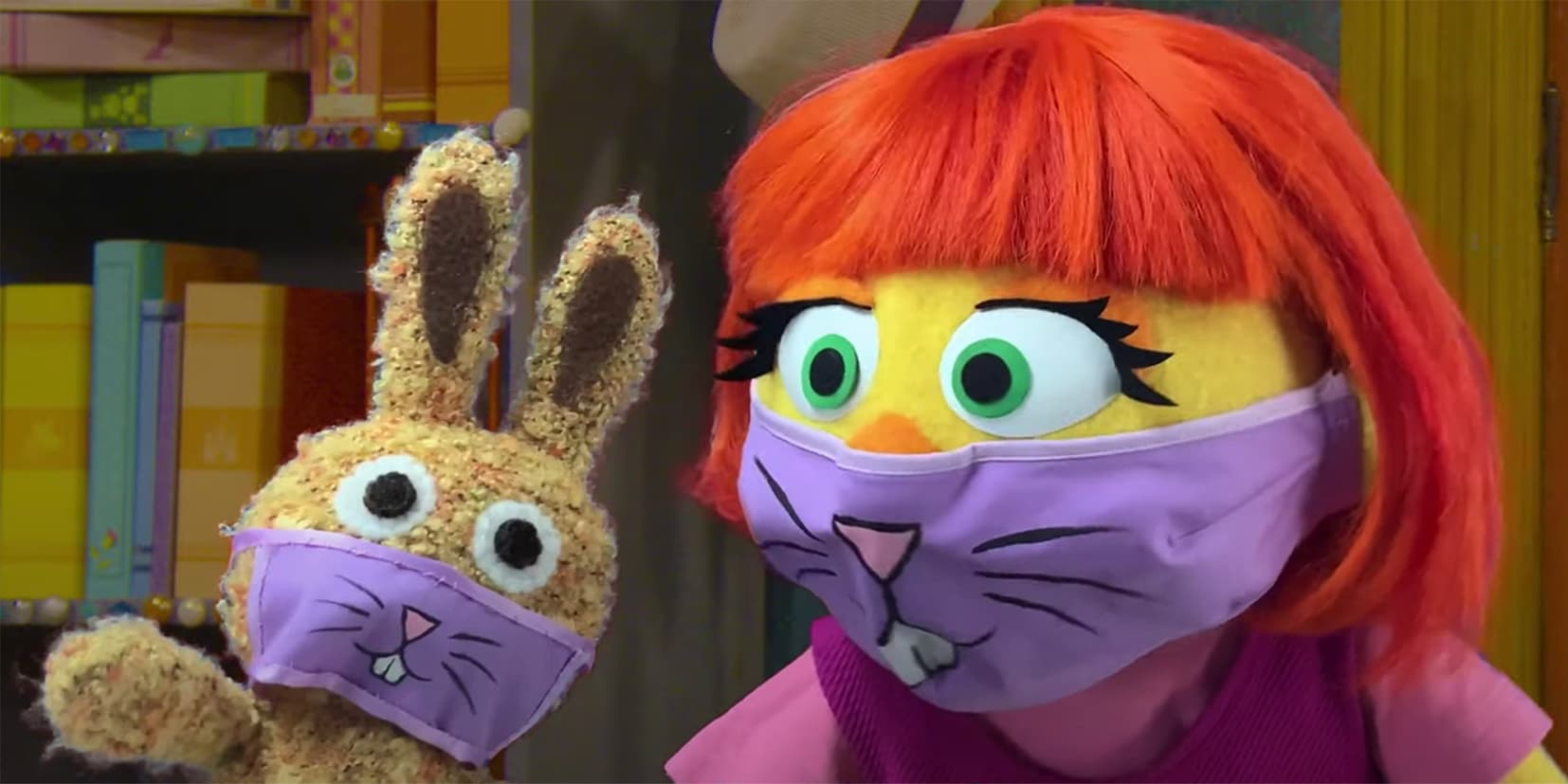 Sesame Street helps children with autism to become more comfortable wearing masks
