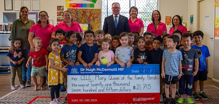 Mary Queen of the Family early learners benefit from funding boost