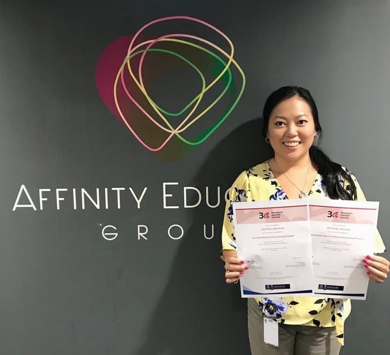 Affinity Education Advisor Jola Sung newly certified as Abecedarian Coach