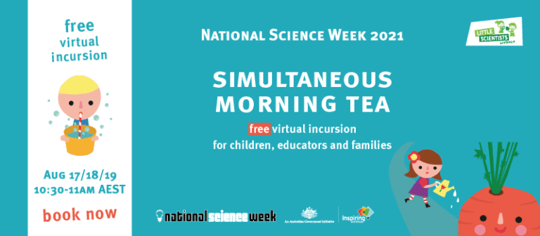 For National Science Week Little Scientists wants us to play with our food