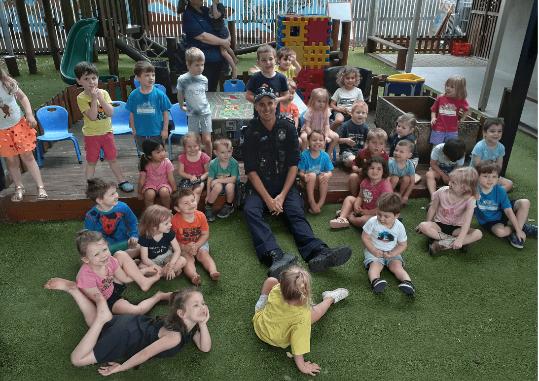 Gympie police give Kids Bizz children the best day ever with special visit