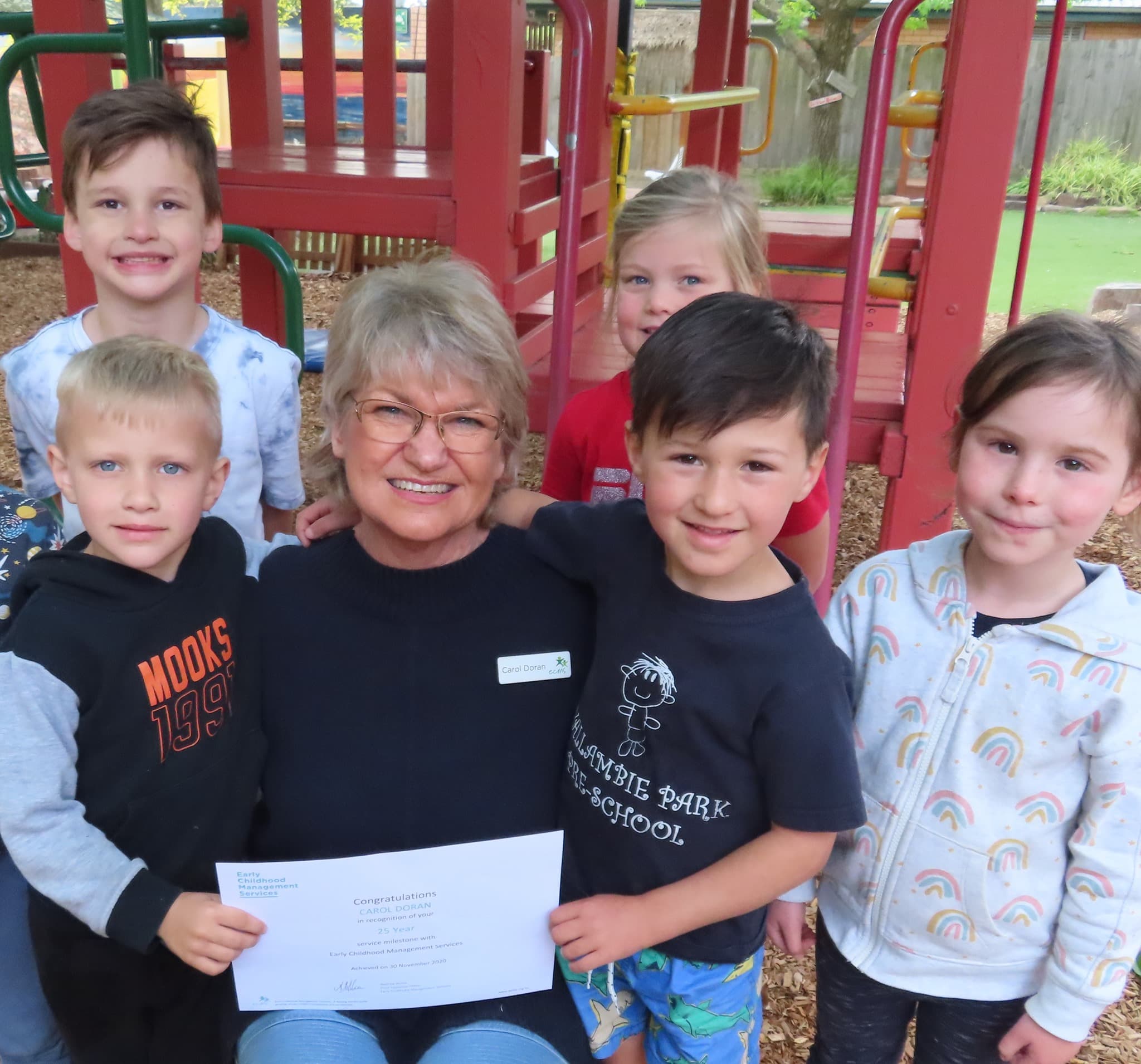 25 years as an educator fulfills Carol Doran’s lifelong dream of teaching kindergarten