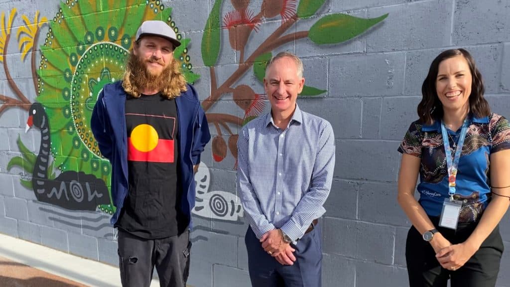 MercyCare Bedford unveils new mural to celebrate First Nations culture