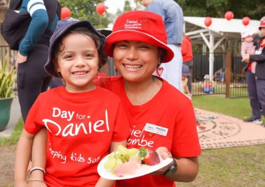 Morcombe family visit Community Kids Yandina 1 ahead of award win