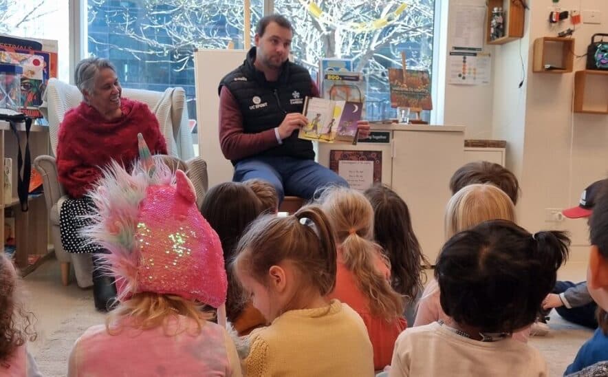 LFA visits Kirinari Early Childhood Centre to promote Our Yarning