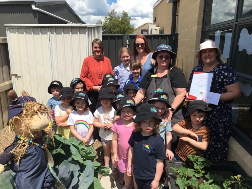 Little Saints ELC Traralgon wins John Ruyg award for new garden space