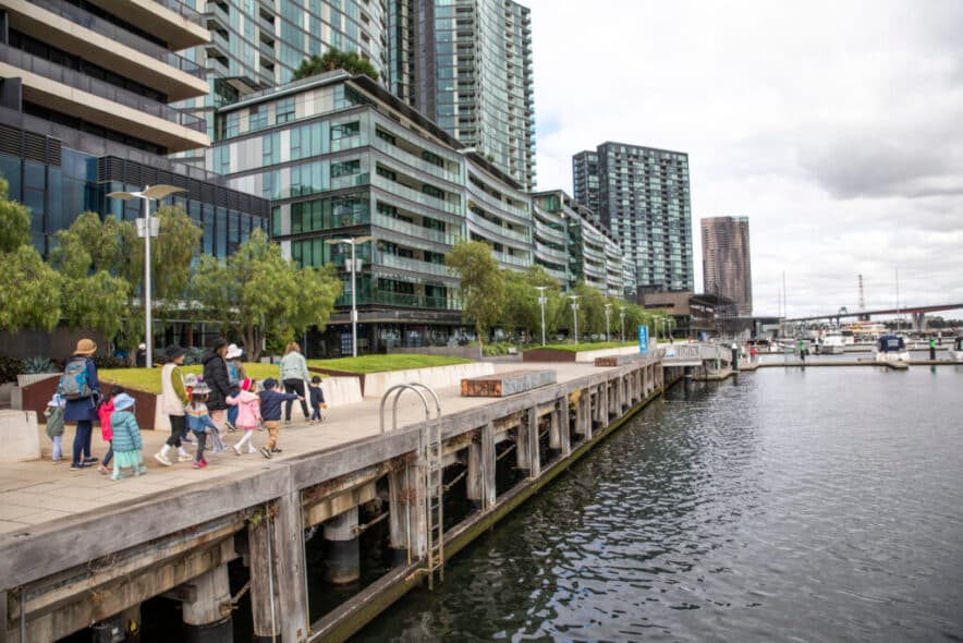 Daily ‘Out & About’ walks support Gowrie at The Harbour to connect with community