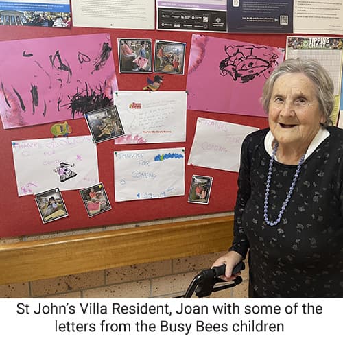 Grand friends: St John’s Villa New Lambton partners with Busy Bees for learning