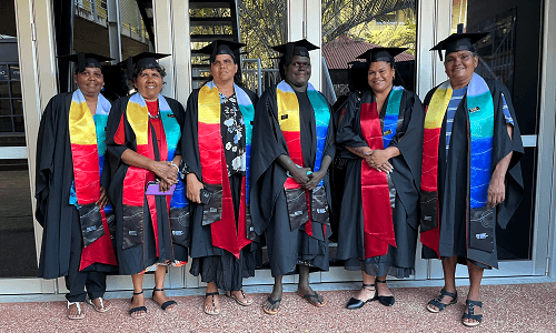 Sylvette Maralwuy one of seven Aboriginal educators graduating through RATE program