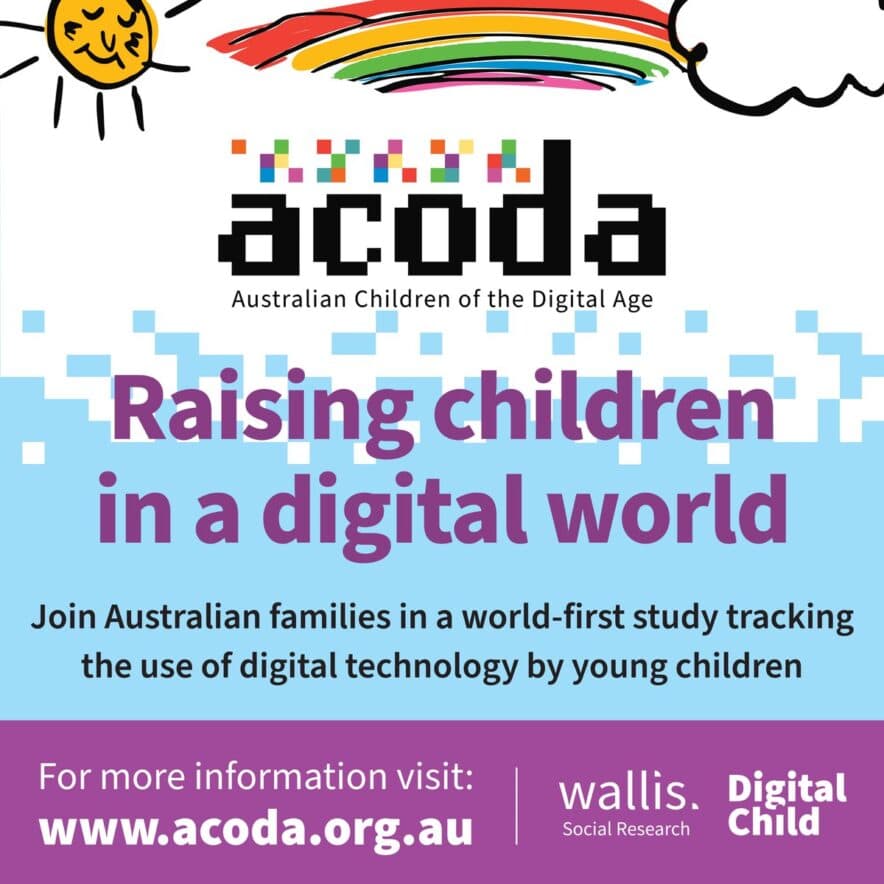 ARC Centre of Excellence for the Digital Child seeking input for world-first study