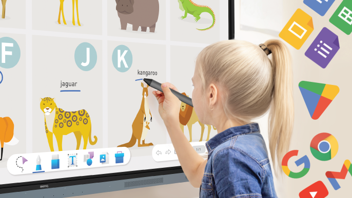 BenQ boards for child care and kindergarten