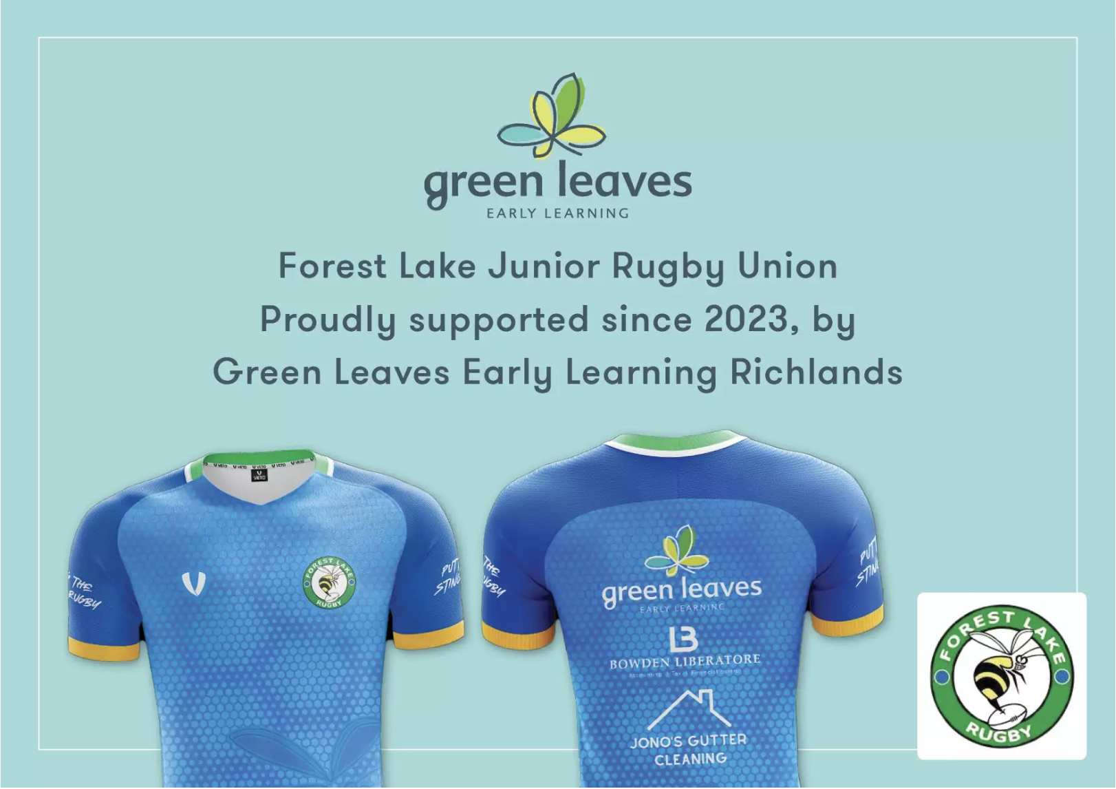 Green Leaves to become Forest Lake Junior Rugby Club